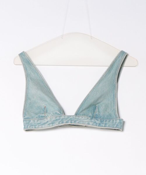 SOFFITTO(ソフィット)の「【HAIKURE/ハイクル】denim tessa top for Blue(その他トップス・レディース・ブルー・S)」の1枚目の写真