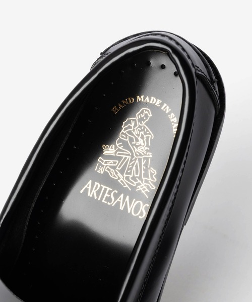 ARTESANOS（アルテサノス）の「【ARTESANOS / アルテサノス】 コインローファー / 本革（ローファー・レディース・ブラック・35/36/39/38/37）」の10枚目の写真
