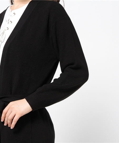 SLY（スライ）の「COTTON HGガウン-S（カーディガン/ボレロ・レディース・ブラック/トップグレー/ネイビー/レッド・FREE）」の16枚目の写真