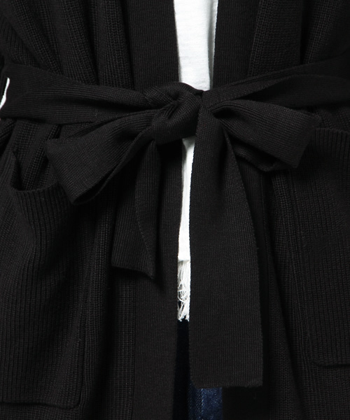 SLY（スライ）の「COTTON HGガウン-S（カーディガン/ボレロ・レディース・ブラック/トップグレー/ネイビー/レッド・FREE）」の7枚目の写真