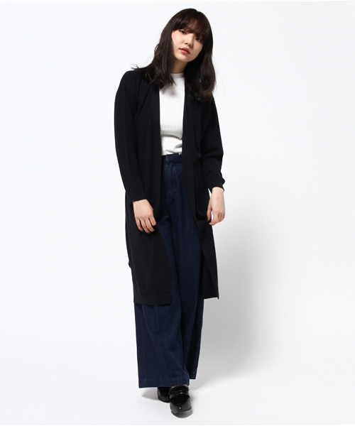 SLY（スライ）の「COTTON HGガウン-S（カーディガン/ボレロ・レディース・ブラック/トップグレー/ネイビー/レッド・FREE）」の11枚目の写真