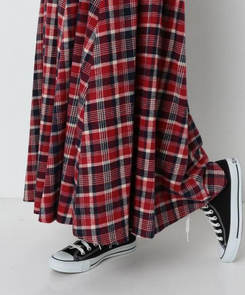 Another Edition（アナザーエディション）の「チェック柄サスペンダースカート/AEBC CHK ｻｽﾍﾟﾝﾀﾞｰ SK◆（スカート・レディース・レッド/ケリー・FREE）」の6枚目の写真