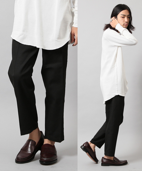 AMERICAN RAG CIE（アメリカンラグシー）の「スタプレ サージチノパンツ（チノパンツ・メンズ・ブラック/トップグレー/ダークブラウン・1/3/2）」の2枚目の写真