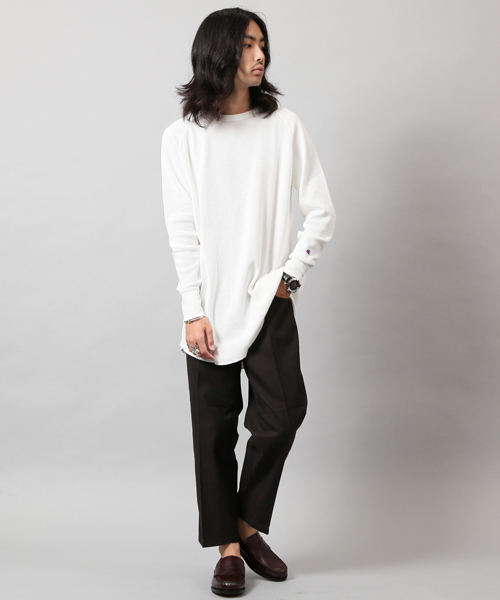 AMERICAN RAG CIE（アメリカンラグシー）の「スタプレ サージチノパンツ（チノパンツ・メンズ・ブラック/トップグレー/ダークブラウン・1/3/2）」の14枚目の写真