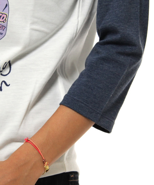 MILKFED.(ミルクフェド)の「BBT LOLLIPOP CANDY(Tシャツ/カットソー・レディース・ホワイト/ネイビー/パープル・X-SMALL/SMALL)」の7枚目の写真