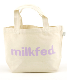 MILKFED. | MINI TOTE BAG Oui (WHITE)(トートバッグ)