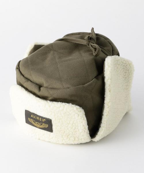 AVIREX（アヴィレックス）の「【AVIREX(アヴィレックス)】KIDS パイロット ハット◆（ハット・キッズ・ベージュ/オリーブ・54cm）」の4枚目の写真