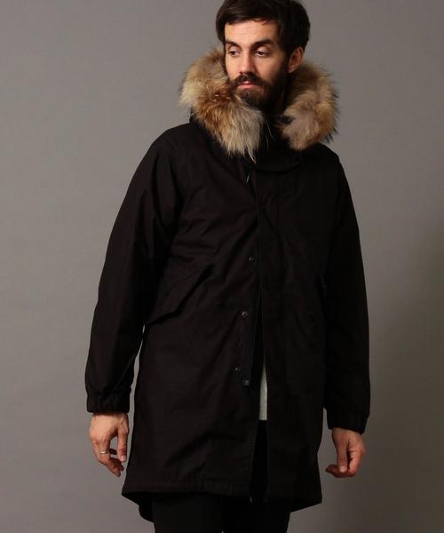 BEAUTY&YOUTH UNITED ARROWS（ビューティーアンドユースユナイテッドアローズ）の「BY ∴ コットンウェザー ファー モッズコート◆（モッズコート・メンズ・ブラック/オリーブ/その他1・MEDIUM/SMALL/X-LARGE/LARGE）」の20枚目の写真