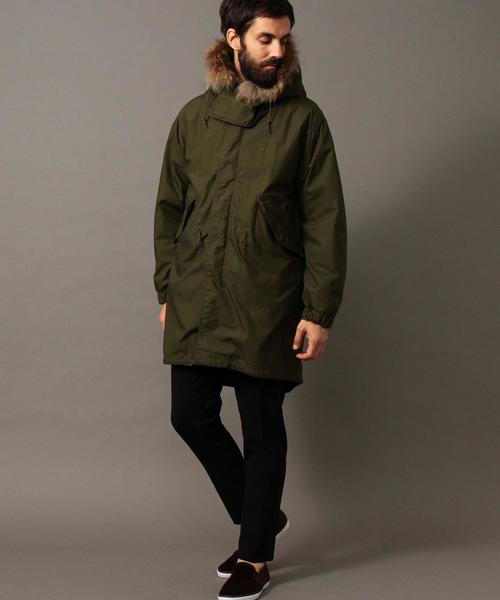 BEAUTY&YOUTH UNITED ARROWS（ビューティーアンドユースユナイテッドアローズ）の「BY ∴ コットンウェザー ファー モッズコート◆（モッズコート・メンズ・ブラック/オリーブ/その他1・MEDIUM/SMALL/X-LARGE/LARGE）」の15枚目の写真