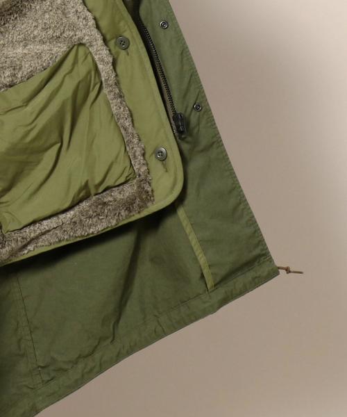 BEAUTY&YOUTH UNITED ARROWS（ビューティーアンドユースユナイテッドアローズ）の「BY ∴ コットンウェザー ファー モッズコート◆（モッズコート・メンズ・ブラック/オリーブ/その他1・MEDIUM/SMALL/X-LARGE/LARGE）」の10枚目の写真