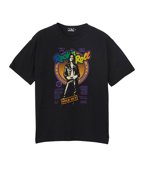hysteric ROCKプリント Tシャツ HYSTERIC GLAMOUR（ヒステリックグラマー）の「ROCK OF HG