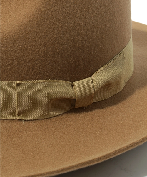 L.D.S.（エルディーエス）の「ツバヒロフェルトナカオレ（ハット・レディース・グレー/ベージュ/キャメル/ネイビー/ブラック・FREE）」の7枚目の写真