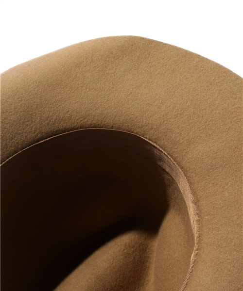 L.D.S.（エルディーエス）の「ツバヒロフェルトナカオレ（ハット・レディース・グレー/ベージュ/キャメル/ネイビー/ブラック・FREE）」の10枚目の写真