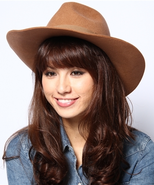 L.D.S.（エルディーエス）の「ツバヒロフェルトナカオレ（ハット・レディース・グレー/ベージュ/キャメル/ネイビー/ブラック・FREE）」の8枚目の写真