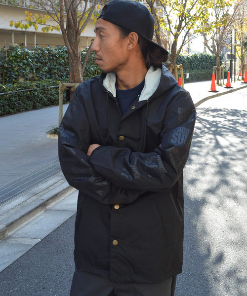 SURF/BRAND(サーフブランド)の「SURF/BRAND/サーフブランド CHOOSE RPT COARCHES (ナイロンジャケット・メンズ・ブラック/ネイビー・L/S/XS/M)」の2枚目の写真