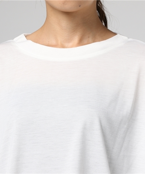 N.（N. Natural Beauty Basic）（エヌエヌナチュラルビューティーベーシック）の「フォルムドレープカットソー（Tシャツ/カットソー・レディース・ホワイト/ホワイト系その他/ボルドー/ネイビー・MEDIUM）」の15枚目の写真