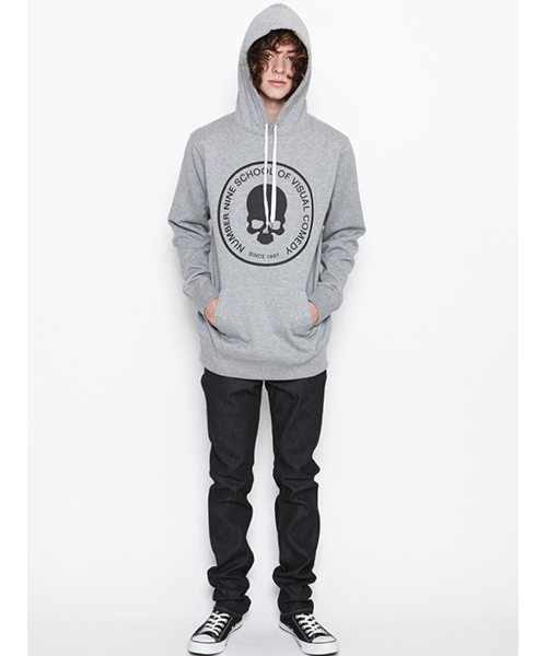 NUMBER (N)INE（ナンバーナイン）の「HOODED PARKA_SCHOOL OF VISUAL COMEDY（パーカー・メンズ・ブラック/トップグレー・4/3/2）」の9枚目の写真