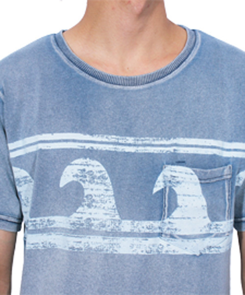 ８(eight)（エイト）の「デニム 半袖Tシャツ アメカジ SURF （Tシャツ/カットソー・メンズ・インディゴブルー/ブルー・MEDIUM/LARGE）」の11枚目の写真