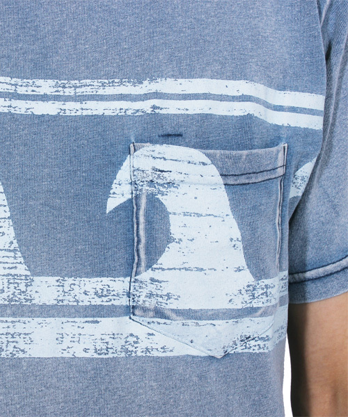 ８(eight)（エイト）の「デニム 半袖Tシャツ アメカジ SURF （Tシャツ/カットソー・メンズ・インディゴブルー/ブルー・MEDIUM/LARGE）」の17枚目の写真