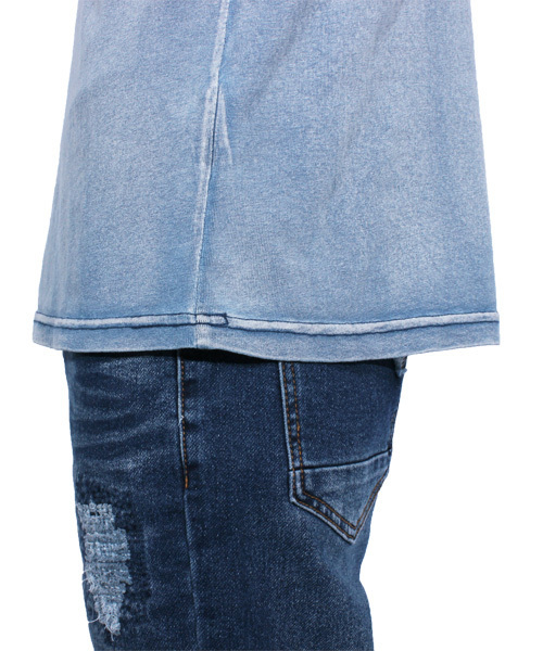 ８(eight)（エイト）の「デニム 半袖Tシャツ アメカジ SURF （Tシャツ/カットソー・メンズ・インディゴブルー/ブルー・MEDIUM/LARGE）」の15枚目の写真