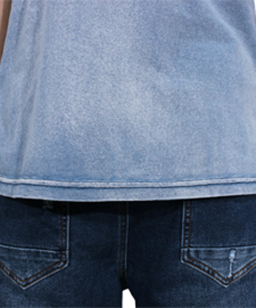 ８(eight)（エイト）の「デニム 半袖Tシャツ アメカジ SURF （Tシャツ/カットソー・メンズ・インディゴブルー/ブルー・MEDIUM/LARGE）」の6枚目の写真