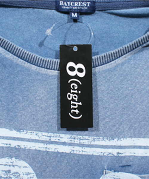 ８(eight)（エイト）の「デニム 半袖Tシャツ アメカジ SURF （Tシャツ/カットソー・メンズ・インディゴブルー/ブルー・MEDIUM/LARGE）」の5枚目の写真