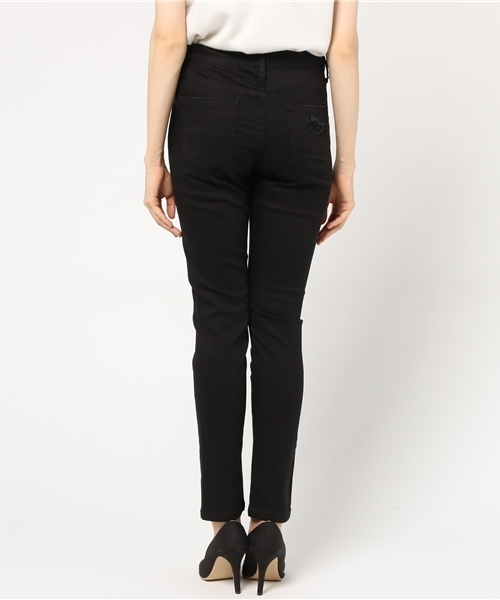 MURUA(ムルーア)の「クラッシュストレッチスキニー(デニムパンツ・レディース・ブラック・0/1/2)」の4枚目の写真