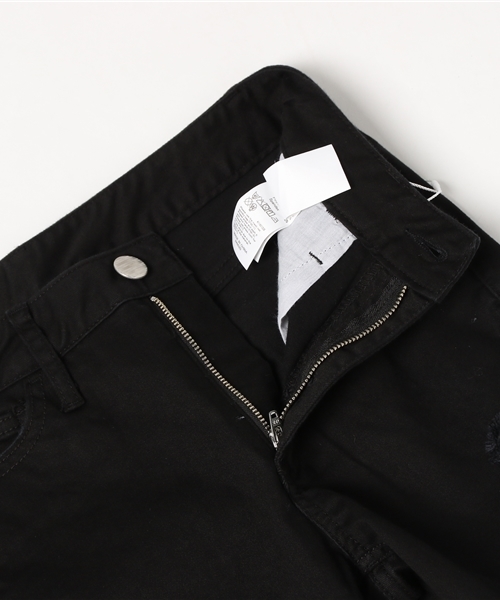 MURUA(ムルーア)の「クラッシュストレッチスキニー(デニムパンツ・レディース・ブラック・0/1/2)」の9枚目の写真