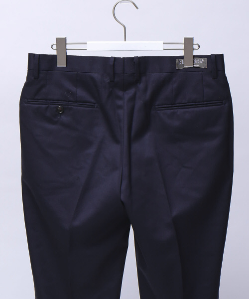 ABAHOUSE（アバハウス）の「【NEW ZEALAND WOOL】ウールツイルスラックス（スラックス・メンズ・ネイビー/ブラック/グレー・1/3/2/4）」の9枚目の写真