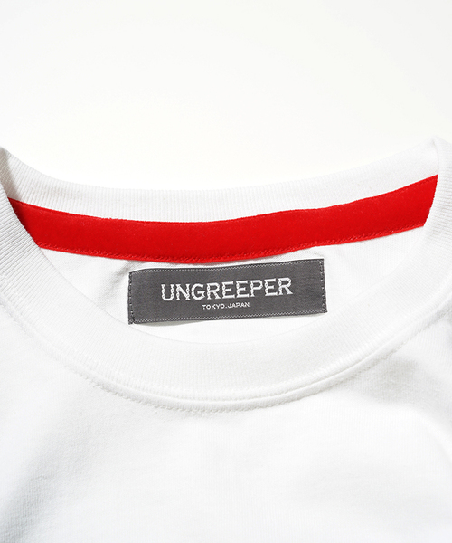 UNGREEPER （アングリーパー）の「UNGREEPER アングリーパー / フロントプリントTシャツ(SMILE君) / CT-UG-HS-1002（Tシャツ/カットソー・メンズ・ブラック/ホワイト/パープル・MEDIUM/SMALL/LARGE/X-LARGE）」の7枚目の写真