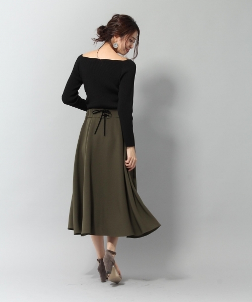 Andemiu（アンデミュウ）の「２ＷＡＹサーキュラースカート772557（スカート・レディース・カーキ/ピンク/キャメル・FREE）」の9枚目の写真