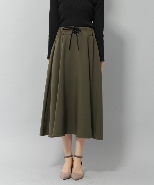 Andemiu（アンデミュウ）の「２ＷＡＹサーキュラースカート772557（スカート・レディース・カーキ/ピンク/キャメル・FREE）」の6枚目の写真