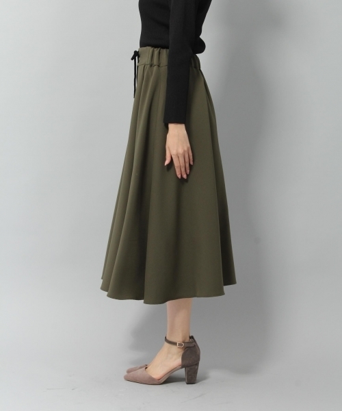 Andemiu（アンデミュウ）の「２ＷＡＹサーキュラースカート772557（スカート・レディース・カーキ/ピンク/キャメル・FREE）」の10枚目の写真