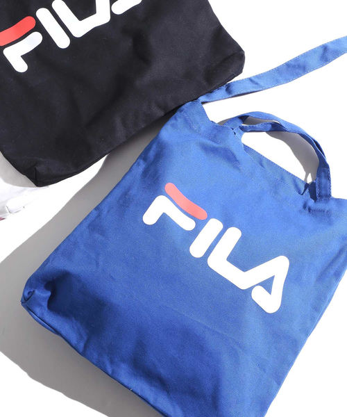 FILA(フィラ)の「∴WEGO/FILA別注イージーショルダートートバッグ(トートバッグ・メンズ・ホワイト/ブラック/ピンク/ブルー・FREE)」の3枚目の写真