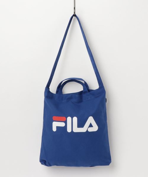 FILA(フィラ)の「∴WEGO/FILA別注イージーショルダートートバッグ(トートバッグ・メンズ・ホワイト/ブラック/ピンク/ブルー・FREE)」の16枚目の写真