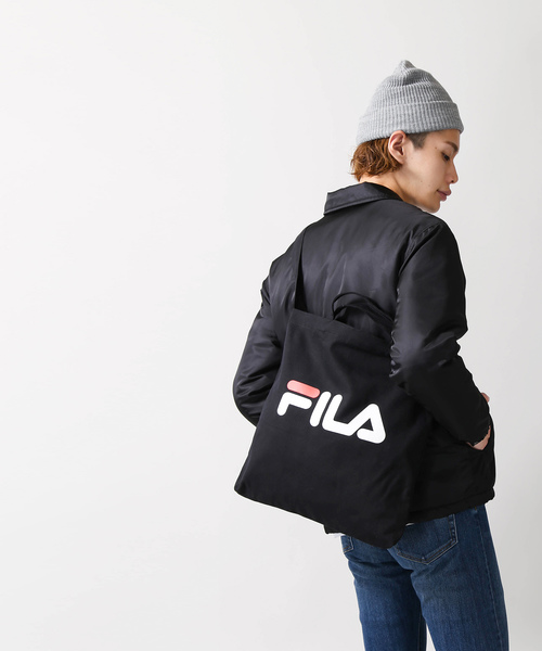 FILA(フィラ)の「∴WEGO/FILA別注イージーショルダートートバッグ(トートバッグ・メンズ・ホワイト/ブラック/ピンク/ブルー・FREE)」の11枚目の写真