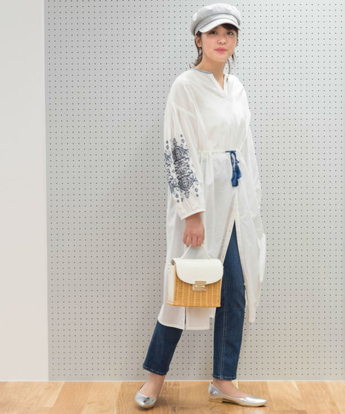 NATURAL BEAUTY BASIC(ナチュラルビューティーベーシック)の「ポインテッドフラット(パンプス・レディース・ブラック/ピンク/シルバー/ブルー/ダークネイビー・23.0cm/23.5cm/24.0cm/24.5cm)」の14枚目の写真