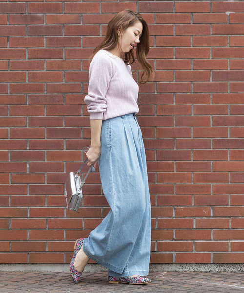 NATURAL BEAUTY BASIC(ナチュラルビューティーベーシック)の「ポインテッドフラット(パンプス・レディース・ブラック/ピンク/シルバー/ブルー/ダークネイビー・23.0cm/23.5cm/24.0cm/24.5cm)」の18枚目の写真