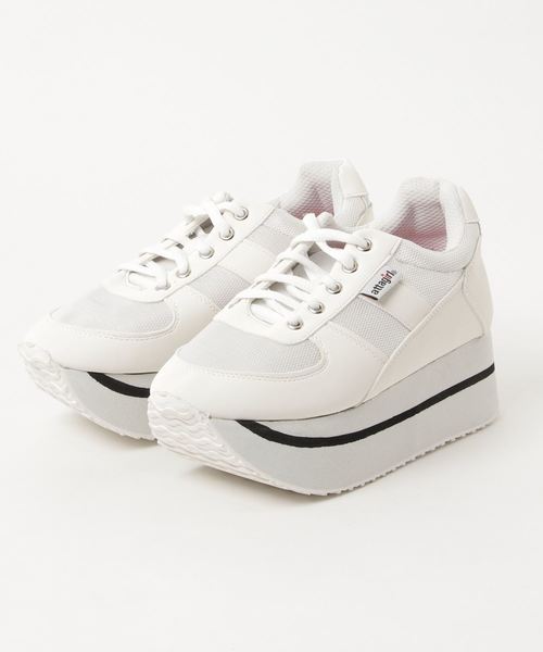 Attagirl アタガール の 厚底 レースアップ スニーカー スニーカー Wear