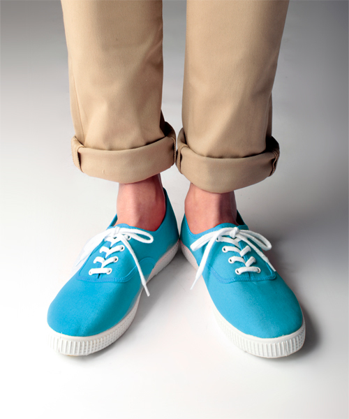 NANO universe（ナノユニバース）の「victoria × nano・universe/別注カラースニーカー Lady's（スニーカー・レディース・ホワイト/ホワイト系その他/ブラック/グレー/ブラウン/カーキ/エメラルド/インディゴブルー/ターコイズブルー/ネイビー/パープル/イエロー/ピンク/ライトピンク/レッド/ボルドー・22.5/23/23.5/24）」の9枚目の写真