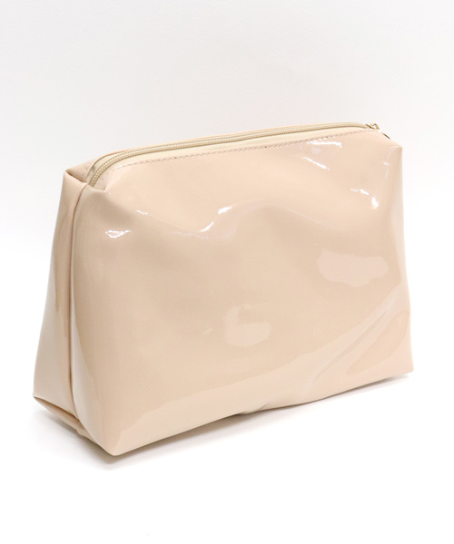 florist（フローリスト）の「【2点セット】ポーチ付き角ベルトクリアバッグ（PVC）（トートバッグ・レディース・ホワイト/ブラック/ベージュ/ブルー/シルバー/ゴールド・FREE）」の18枚目の写真