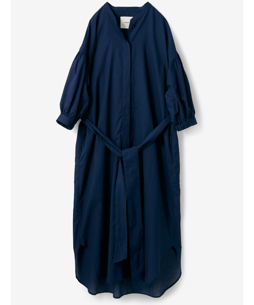 avecmoi(アヴェクモワ)の「アヴェクモワ ボリュームスリーブワンピース(シャツワンピース・レディース・ネイビー・SMALL/MEDIUM/LARGE/X-LARGE)」の9枚目の写真