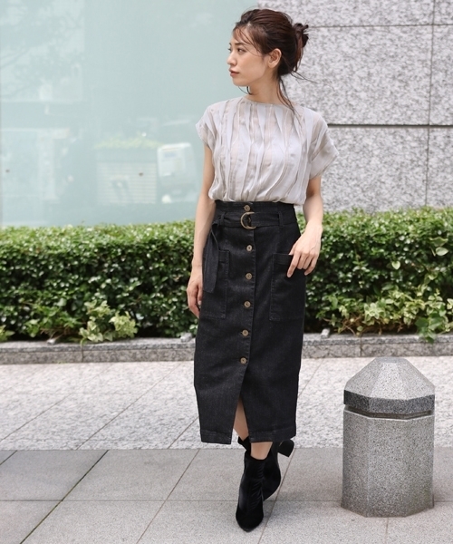 laboratory work（ラボラトリーワーク）の「デザインシフォンプルオーバー（Tシャツ/カットソー・レディース・ホワイト/ブラック/グレー・MEDIUM）」の5枚目の写真