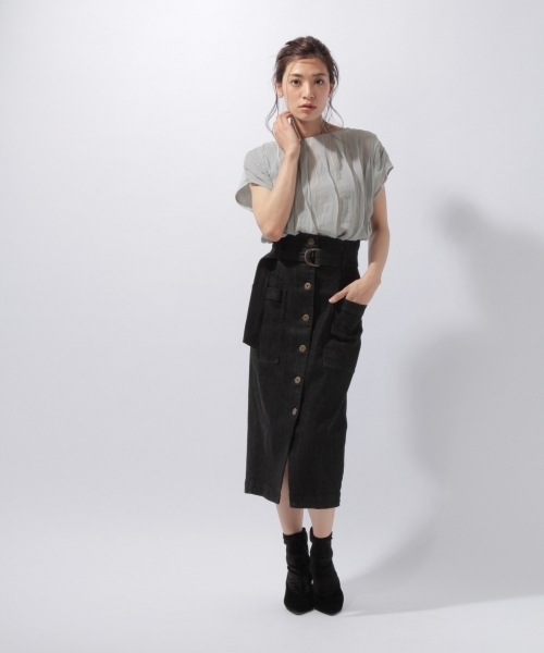 laboratory work（ラボラトリーワーク）の「デザインシフォンプルオーバー（Tシャツ/カットソー・レディース・ホワイト/ブラック/グレー・MEDIUM）」の7枚目の写真