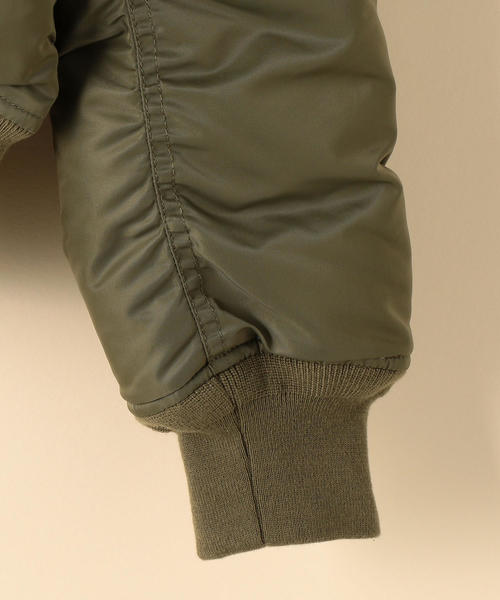 coen（コーエン）の「ナイロンMA-1 ( ブルゾン )（MA-1・レディース・ブラック/カーキ・FREE）」の9枚目の写真