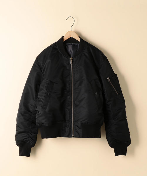 coen（コーエン）の「ナイロンMA-1 ( ブルゾン )（MA-1・レディース・ブラック/カーキ・FREE）」の19枚目の写真