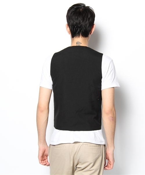 WEGO（ウィゴー）の「WEGO/TR5Bﾍﾞｽﾄ（ベスト・メンズ・ブラック/ライトグレー・MEDIUM）」の5枚目の写真