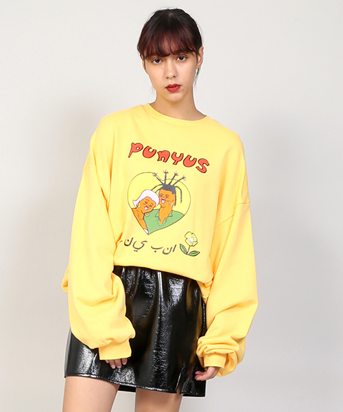 PUNYUS（プニュズ）の「FUGUスウェット（スウェット・レディース・ホワイト/カーキ/ピンク/イエロー・4/3）」の4枚目の写真