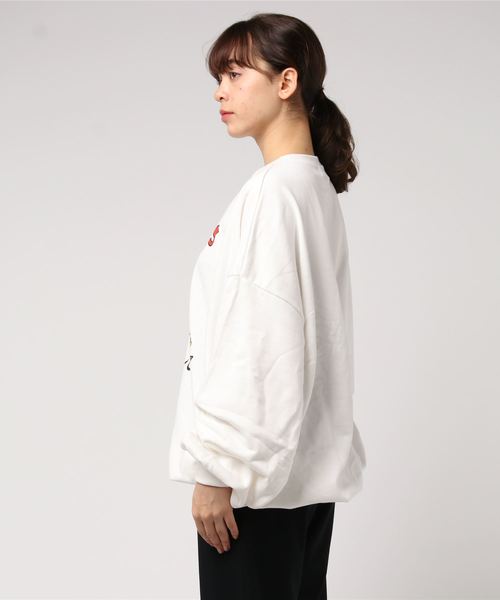 PUNYUS（プニュズ）の「FUGUスウェット（スウェット・レディース・ホワイト/カーキ/ピンク/イエロー・4/3）」の6枚目の写真