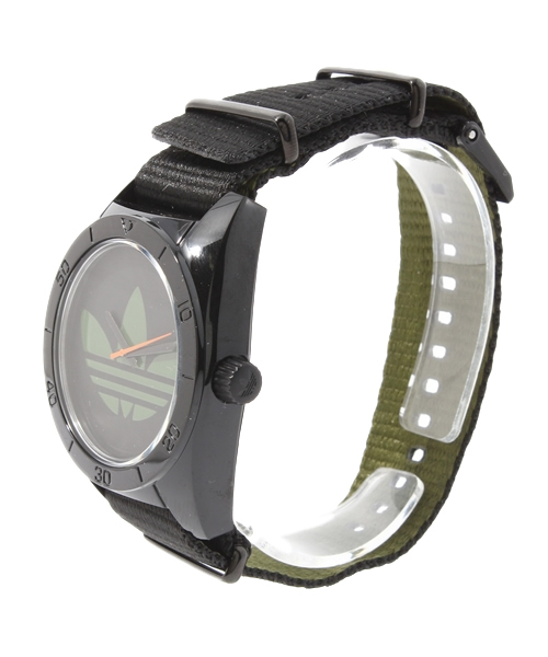 adidas(アディダス)の「SANTIAGO ADH2875 【UNISEX】(アナログ腕時計・メンズ・ブラック×グリーン・FREE)」の4枚目の写真